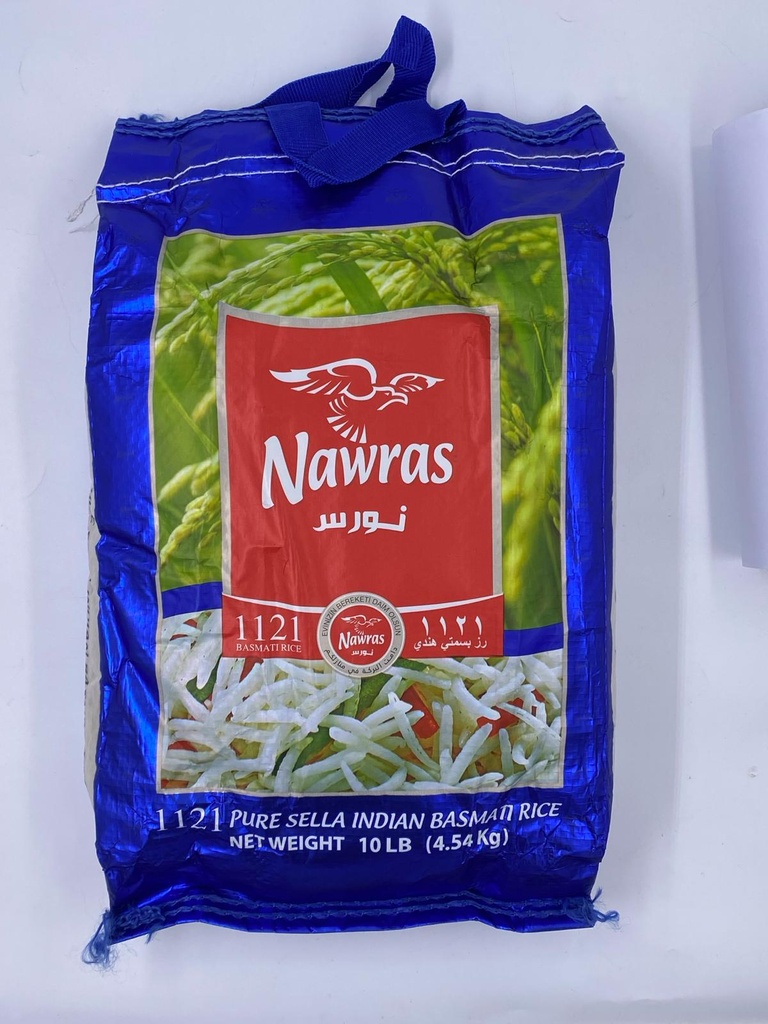 JC4      Nawras - Indian Basmati Rice 8x4.5kg