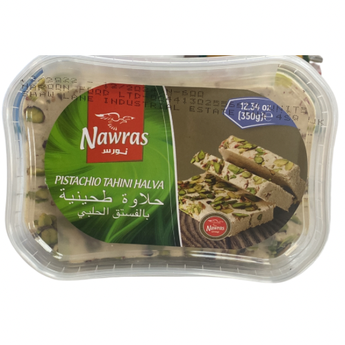 FD1 -NAWRAS  - PISTACHIO TAHINI HALVA 12 X 350G