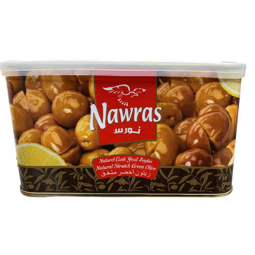 D-T-NAWRAS-NATURAL STARCH GREEN OLIVES 12X700G