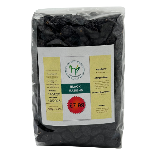 AC6- HAROON BLACK RAISINS 8X750G