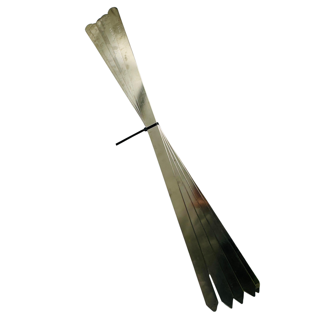 YY8 - BBQ STAINLESS STEEL WIDE KEBAB NO 1 - 1X5 