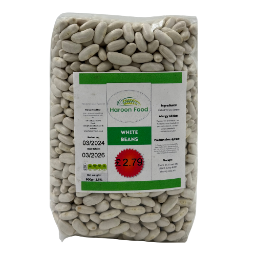 AA2 - HAROON WHITE BEANS 8X900G