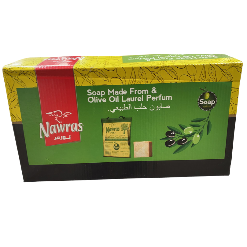 YX2-NAWRAS - OLIVE SOAP BAGS 1X6 