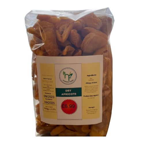 AC6- HAROON DRY APRICOTS 8X500G