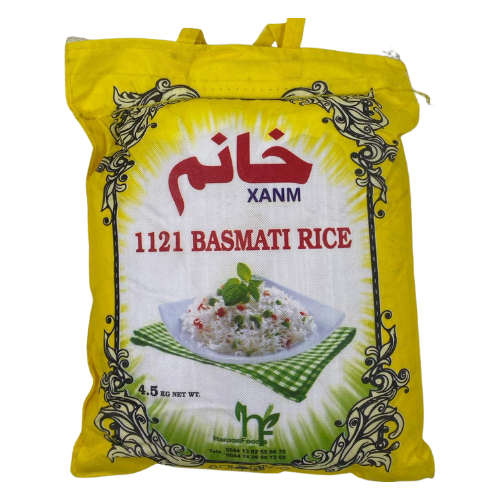 ZR7 -KHANEM 1121 BASMATI RICE 4X4.5KG