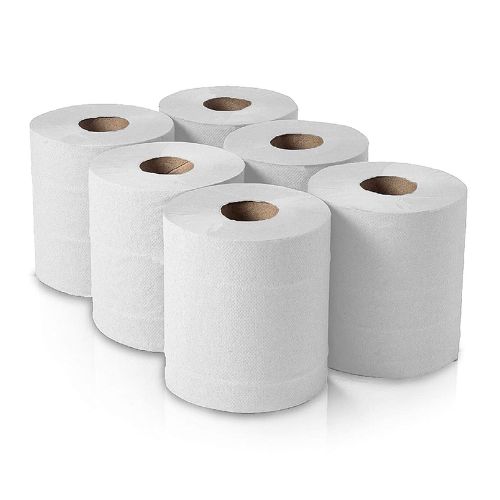 YW1- WHITE TISSUE ROLL 6X60M