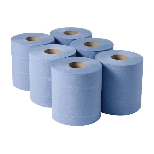 YW1- BLUE TISSUE ROLL 6X60M