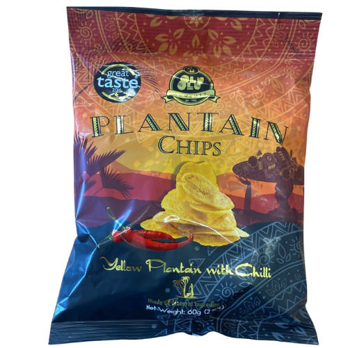 FE6 -  OLU OLU PLANTAIN CRISPS SWEET CHILLI 24X60G