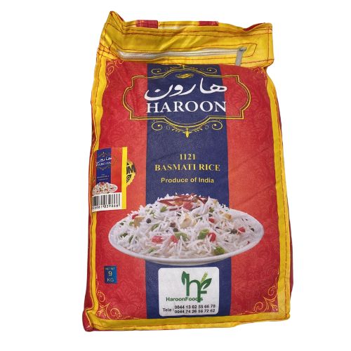 ZR2 - HAROON 1121 BASMATI RICE 2X9KG