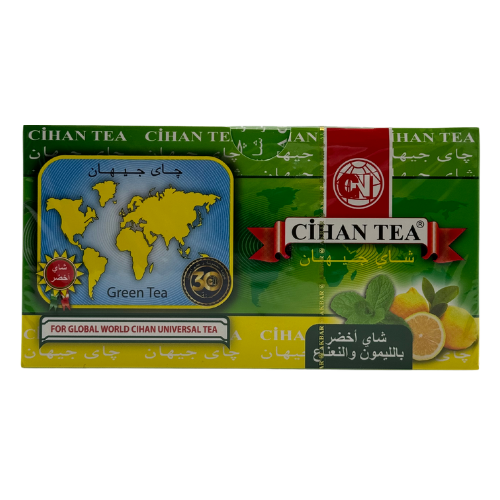 T - CIHAN GREEN TEA LEMON & MINT 24X25X1.5g  