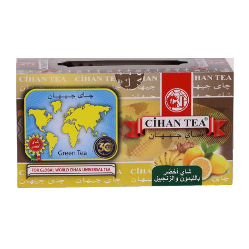 T - CIHAN GREEN TEA LEMON &GINGER 24X25X1.5g