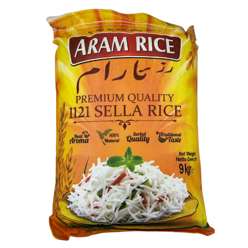 ZR8 - Aram 1121 BASMATI Rice 2X9KG