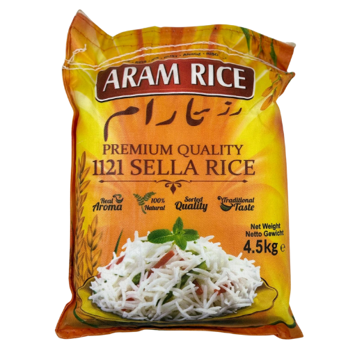 ZR9 - Aram 1121 BASMATI RICE 4 X4.5KG