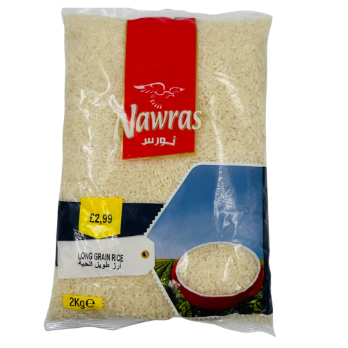AA7-NAWRAS-LONG GRAIN RICE 8X2KG