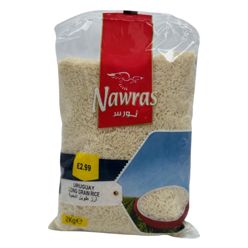 AA7-NAWRAS-LONG GRAIN RICE 8X2KG