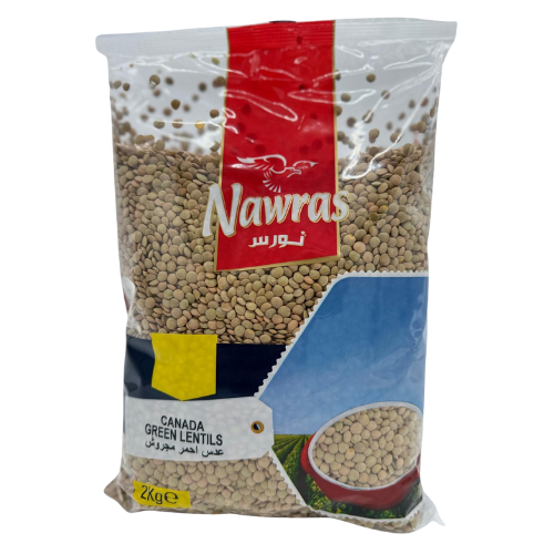 AB1-NAWRAS - GREEN LENTILS 8X2KG 