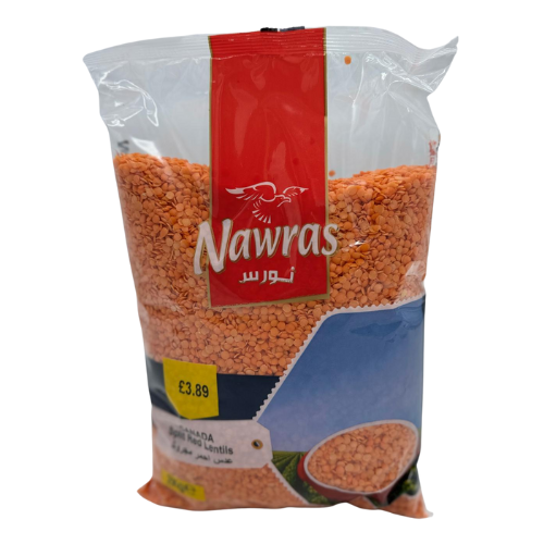 AB1-NAWRAS - RED LENTILS SPLIT 8X2KG