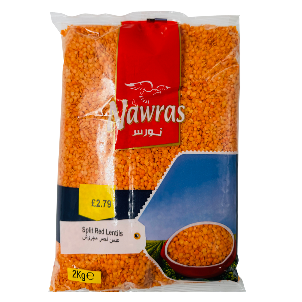 AB1-NAWRAS-RED LENTILS SPLIT 8X2KG
