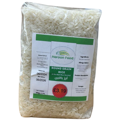 AA3 - HAROON ROUND GRAIN RICE 8 X 900g
