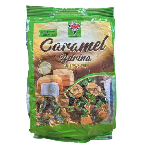 FE0-ADRINA CARAMEL MINT TOFFEE 8X750G 