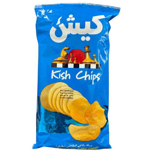 FE6 - KISH CHIPS SALT FLAVOR 24X50G 
