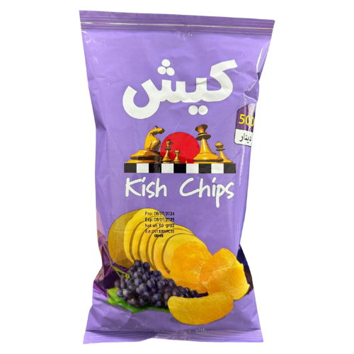 FE6-KISH POTATO CRISPS SALT & VINEGAR 24X50G 
