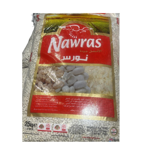 ZD1-NAWRAS - WHITE BEANS (EGYPT) 1X25KG
