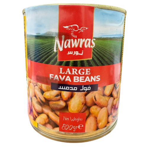 DF-NAWRAS-CANNED JUMBO BROAD BEANS 12X800G
