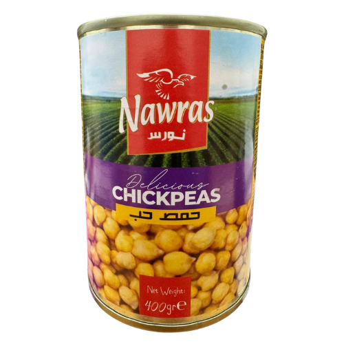 DF-NAWRAS-CANNED CHICKPEAS 24X400G | BUY 10 GET 1 FREE