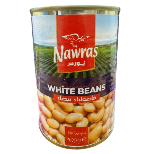 DF-NAWRAS-WHITE BEANS 24X400G | BUY 10 GET 1 FREE