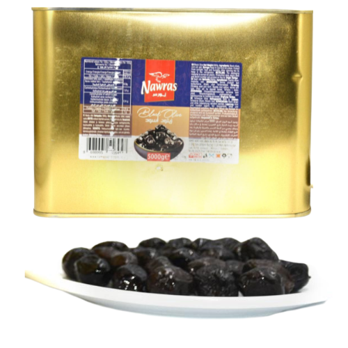 D - NAWRAS GEMLIK BLACK OLIVES 1X5KG				