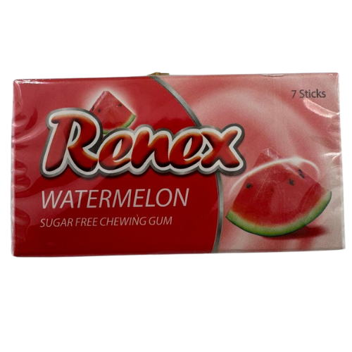 FE5 - RENEX CHEWING GUM WATERMELON FLAVOR 1X24	
