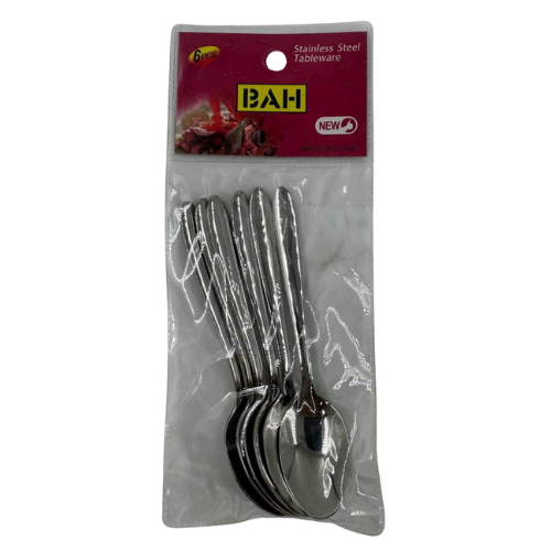 YC3 -C- BAH STAINLESS STEEL DESERT SPOON (1X6)X6 