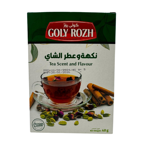 T - GOLY ROZH SPICES -  TEA SCENT & FLAVOUR 10X40g	