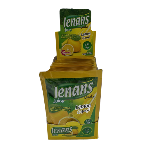 HA3-LENANS INSTANT DRINK POWDER - LEMON FLAVOUR (24X9g)-1X6  