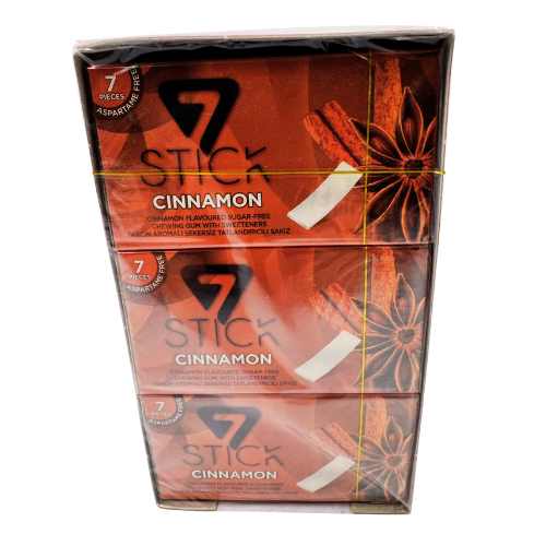 FE5-STICK CHEWING GUM - CINNAMON 7 pc 1x24