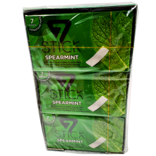 FE5-STICK CHEWING GUM - SPEARMINT 7 pc 1x24 30/1/27