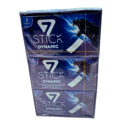 FE5-STICK CHEWING GUM - DYNAMIC 7pc 1x24