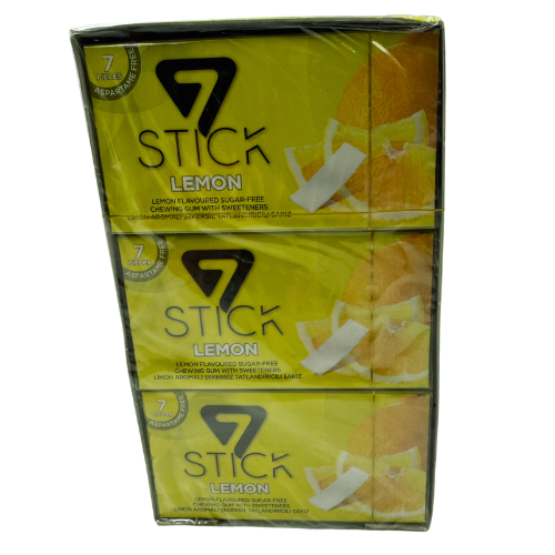 FE5-STICK CHEWING GUM - LEMON 7pc 1x24 