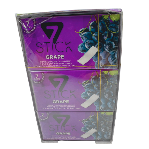 FE5-STICK CHEWING GUM - GRAPE 7pc 1x24
