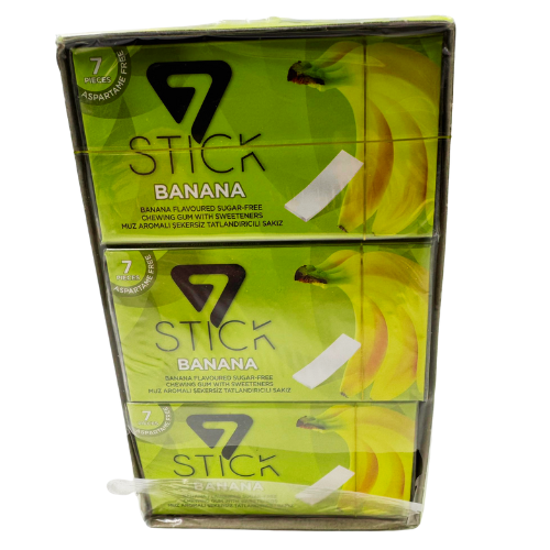 FE5-STICK CHEWING GUM - BANANA 7pc 1x24