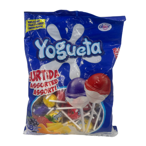 FE2-YOGUETA LOLLIPOP MIX JUMBO 48PCS - 1X6  