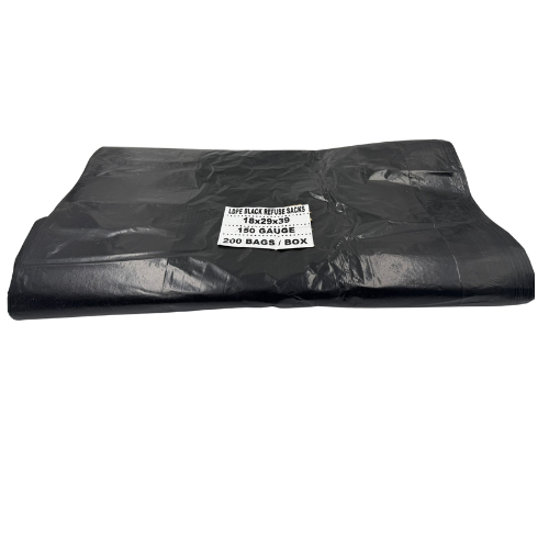 YY2-LDPE HEAVY DUTY BLACK BIN BAGS 200 pieces/BOX - No.1