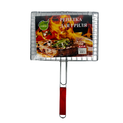 YY8-F- BBQ FISH GRILL PEIIETKA 762-02 (36X26cm) 1X6 