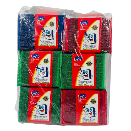 YY- BIGSNIPER KITCHEN SPONGE (LJW03) (1x6pcs)x12