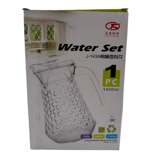 YC5 - WATER SET- 1JUG(1.4Ltr) (J-143A) - 1x12