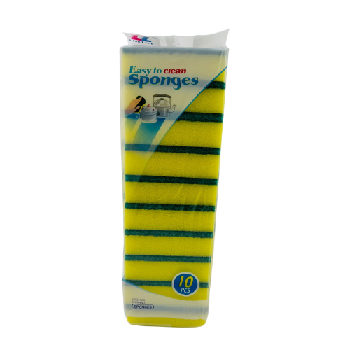 YY-S-CLEANING SPONGE 10pcs (LJW05) - 1x6 