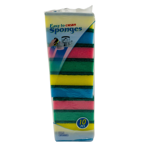 YY-S-EASY TO CLEAN SPONGE 10pcs (LJW04) - 1x12