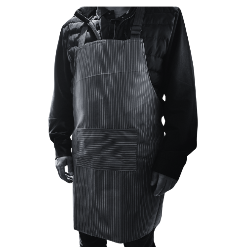 YY0- WATERPROOF APPRON FOR BUTCHERS & KITCHEN BLACK(LJW10)- 1X1