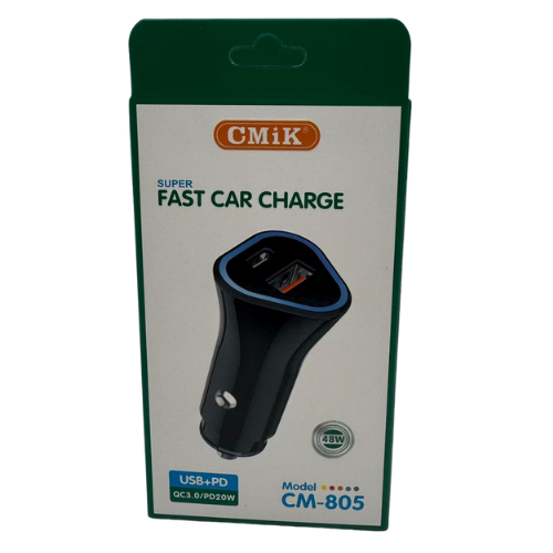 ZT - CMiK - SUPER FAST CAR CHARGE (TYPE C + USB) - 1x12 